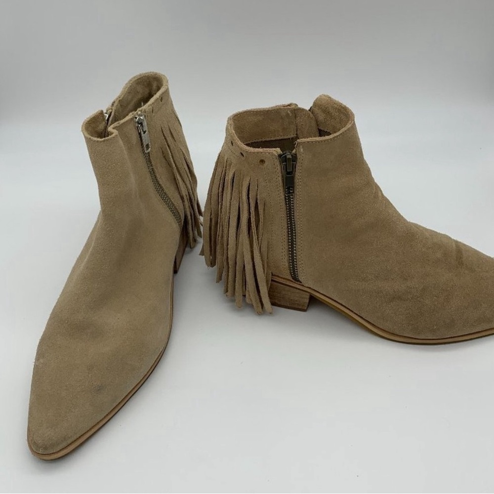 Coconuts by Matisse Suede Fringe Booties Size 8